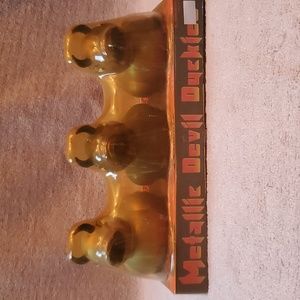 Vintage Accoutrements Devil Duckies Metallic Set of 3